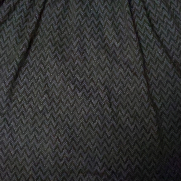 Dark Blue Zigzag Skater Dress - Picture 2 of 2